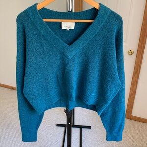 3.1 Phillip Lim Cropped V-Neck Sweater Medium